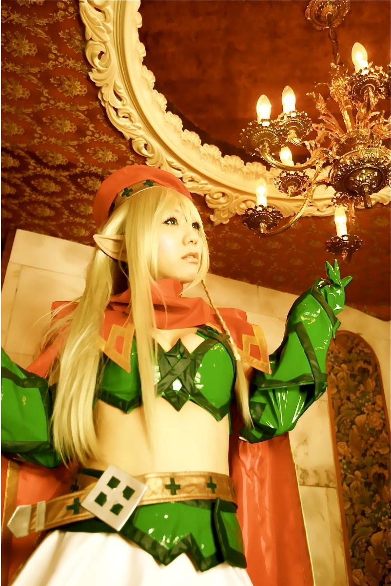 [Cosplay]  Queens Blade  Echidna & Alleyne Vs Tentacles SP2